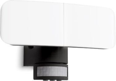 Вуличний LED прожектор SSC-LUXon NORSU з датчиком руху, подвійний, нейтрально-білий, IP65, з кутовим адаптером і сенсором сутінків, модель Ethir