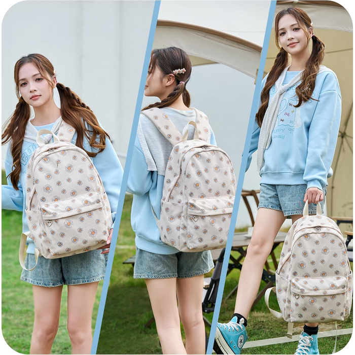 Шкільний рюкзак для дівчаток: легкий, для підлітків, з відділенням для ноутбука (вишня)