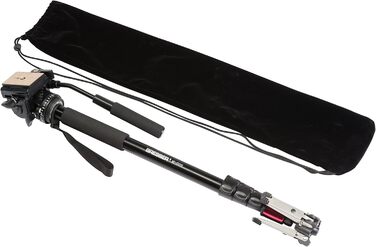 Штатив Bresser MP-274VH Traveler з моноподом та спиною, чорний