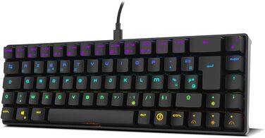 Ozone Gaming Gear Double TAP: Клавіатура + Миша для ігор, RGB підсвітка, AVAGO сенсор, 4000 DPI
