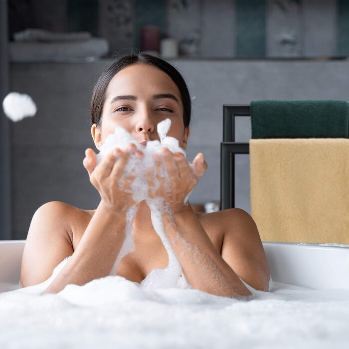 Підставка для рушників Relaxdays підлогова, 2 стійки, сталева, чорна, 81 x 49 x 20 см, тримач для рушників у ванну кімнату