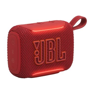 JBL Go 5: Портативна Bluetooth колонка, червоний колір - потужний звук, водонепроникність, до 10 годин роботи