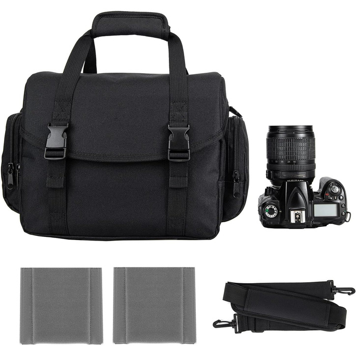 Чоловіча/Жіноча фотосумка XSY для DSLR Canon, Nikon, Sony - чорна