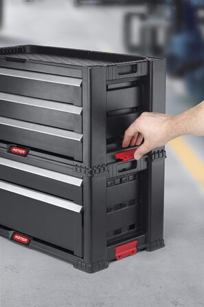 Keter 5-Drawer Tool Wagon with Wheels
