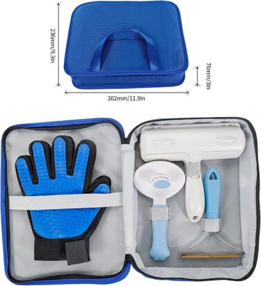 Набір для видалення шерсті домашніх тварин 5 шт. для собак та котів (довгошерсті/короткошерсті), ролики для меблів, повторне використання