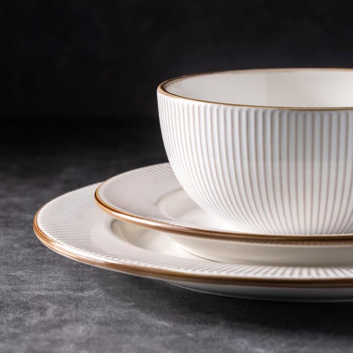 Набір посуду GBhome на 6 осіб, 18 предметів, дизайн 