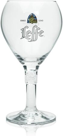 Набір келихів Leffe Large (6 шт) 330 мл для пива Leffe Blonde, Brown, Ruby, Double, Triple + підставки