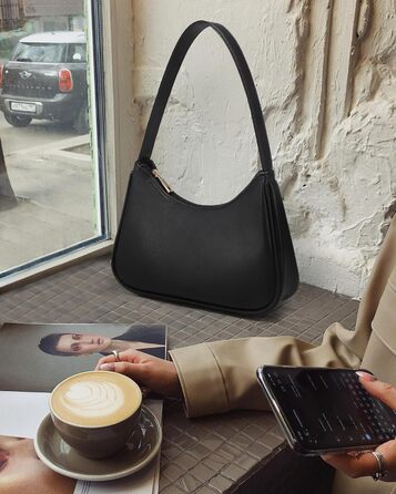 Сумка жіноча LOVEVOOK міні клатч через плече чорна - стильна сумка-месенджер для побачень, вечірок та покупок