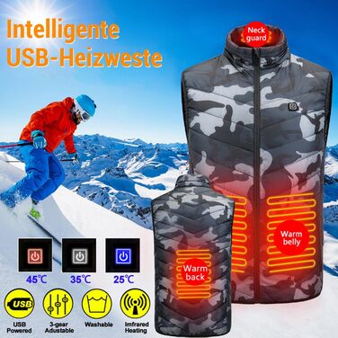 Степова жилетка Weste Daunenweste: тактична жилетка, камуфляж, розмір M