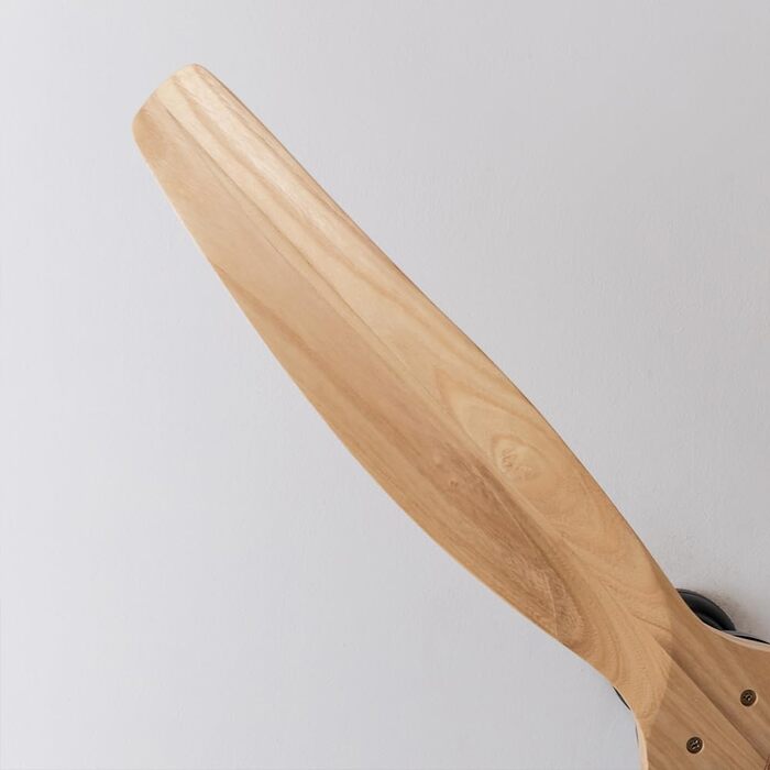 Вентилятор стельовий Cecotec EnergySilence Aero 5270 DarkWood, двигун DC, 132 см, 3 лопаті, керування, таймер, 6 швидкостей, для літа та зими, регульована висота 15/25 см, тихий (чорний | дерево, 40W)