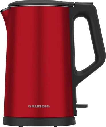Електричний чайник Grundig WK 8340 з нержавіючої сталі, 1.7 л, прихований нагрівальний елемент, індикатор рівня води, колір Rose Gold (2024)