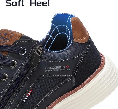 ARRIGO BELLO Чоловічі кросівки для активного відпочинку, спортивні, для прогулянок та подорожей, розмір 41-46, блакитний