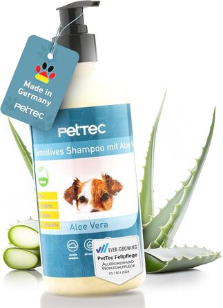 Підвищена годівниця для собак PetTec® великих порід [2 x 2,5 л, чорний] - годівниця для собак, регульована за висотою, миска для собак, годівничий бар, миски для собак (Алое Вера)