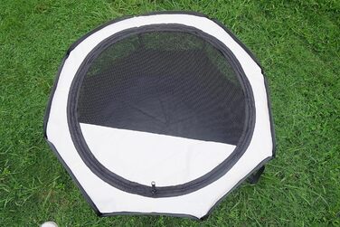 Переносне огорожа для тварин, вольєр для собак та котів, кроликів, тренувальний намет для домашніх тварин, для дому та вулиці (Розен), коричневий