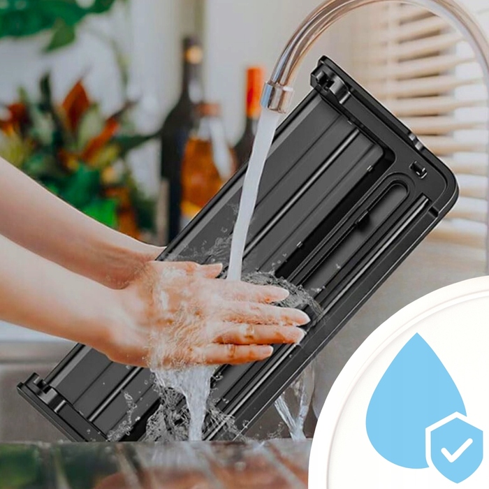 Вакууматор для продуктів MEMFLOW, чорний, 135 Вт, з пакетами 31 см