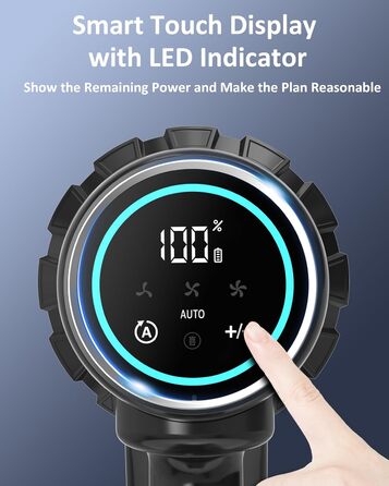 PRETTYCARE акумуляторний пилосос 45KPA/560Вт, бездротовий, супертихий з LED-дисплеєм і антизаплутувальною щіткою, 60 хвилин роботи, вертикальний пилосос для шерсті тварин, килимів і твердих підлог V3