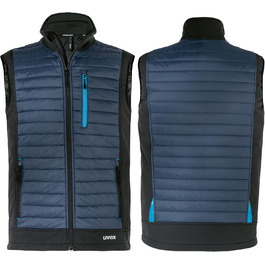 Жилет Uvex tune-up чоловічий гібридний - степна жилетка - міцна робоча жилетка, розмір L, темно-синій