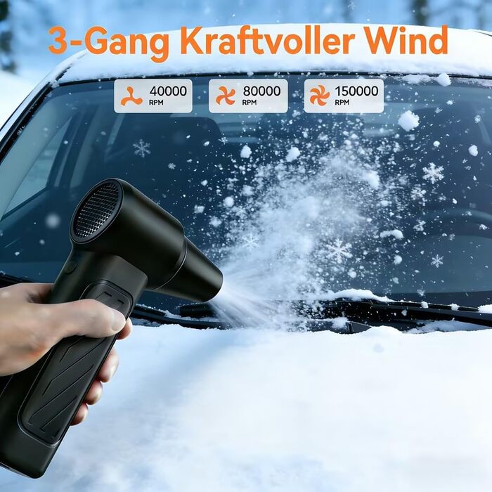 Електричний пилосос для прибирання повітрям, 180000 об/хв, акумулятор 8000mAh, 4 швидкості, для ПК, клавіатури, авто, вулиці (ABS-2)