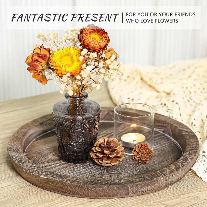 Набір ваз Knospenvasen (12 шт.), чорні вази для квітів, міні вази для декору столу, вінтажний стиль