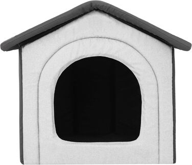 Будка для тварин, вольєр для собак, вольєр, собача будка, тиха зона, вольєр для тварин, притулок для тварин, вольєр для собак R4: 55 x 60 см, матеріал: еко-сизаль + графіт Оксфорд R4 - 55 x 60 см