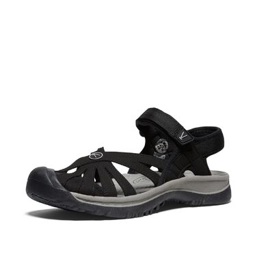 KEEN Rose Сандалі жіночі чорно-сірі, розмір 39 EU, закритий носок, повсякденні