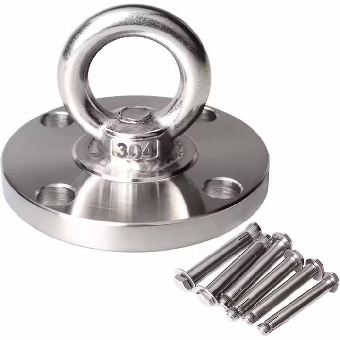 TSSS Heavy-Duty Ceiling Hook for Hammock, 500 kg Load Capacity, 304 Stainless Steel, Fixing Hook, Hanging Chair, Punching Bag Holder with Anchor Bolt