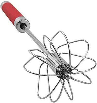 Ручний вінчик з нержавіючої сталі з 3 вінчиками для збивання молока та інших продуктів