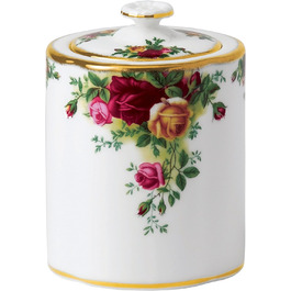 Сервіз Royal Albert Old Country Roses на 4 персони, вінтажний, кістяний фарфор, середній квітковий візерунок, чайник 0,8 л, чайна банка 0,5 л
