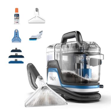 Vax SpotWash Max Pet Edition: потужний мийник для килимів та м'яких меблів з технологією SpinScrub, 2.8л XL-резервуар, глибоке очищення для тварин, диванів та твердих підлог (Home Duo)