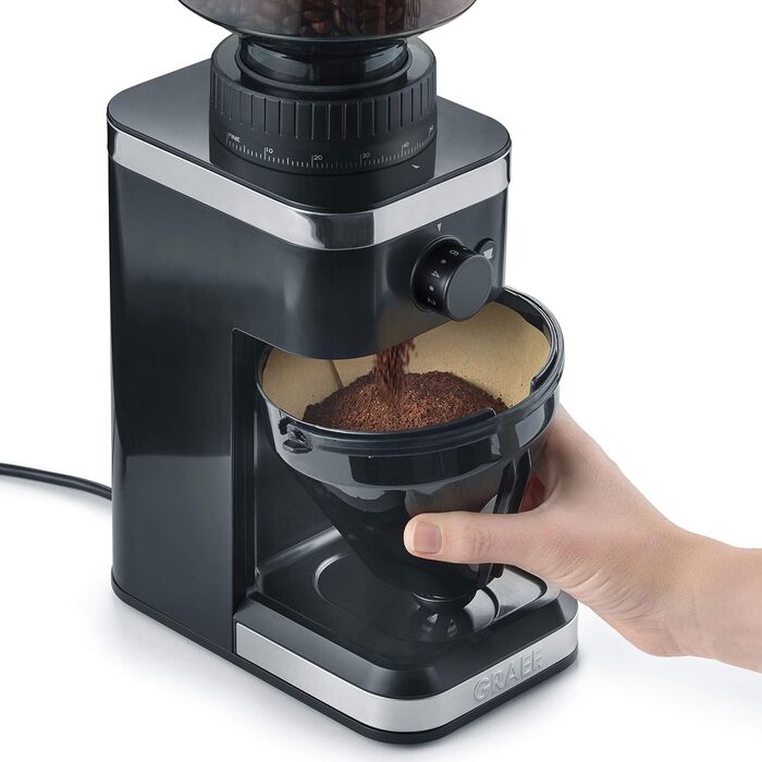 Кавомолка GRAEF CM502 чорна, для дому
