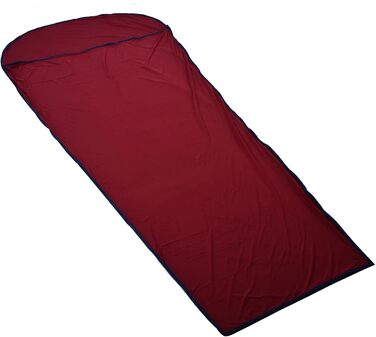Qukai Elastic Sleeping Bag Liner Ultralight Sleeping Bag Liner Elastic Travel Sheet for Outdoor Camping Multifunctional Sleeping Bag Liner Burgundy