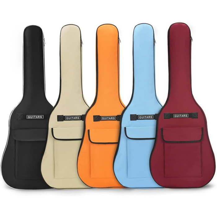 Чохол для гітари Akustik Gitarrengigbag: міцний, водовідштовхуючий, 40/41 дюймів, 5 мм бавовна