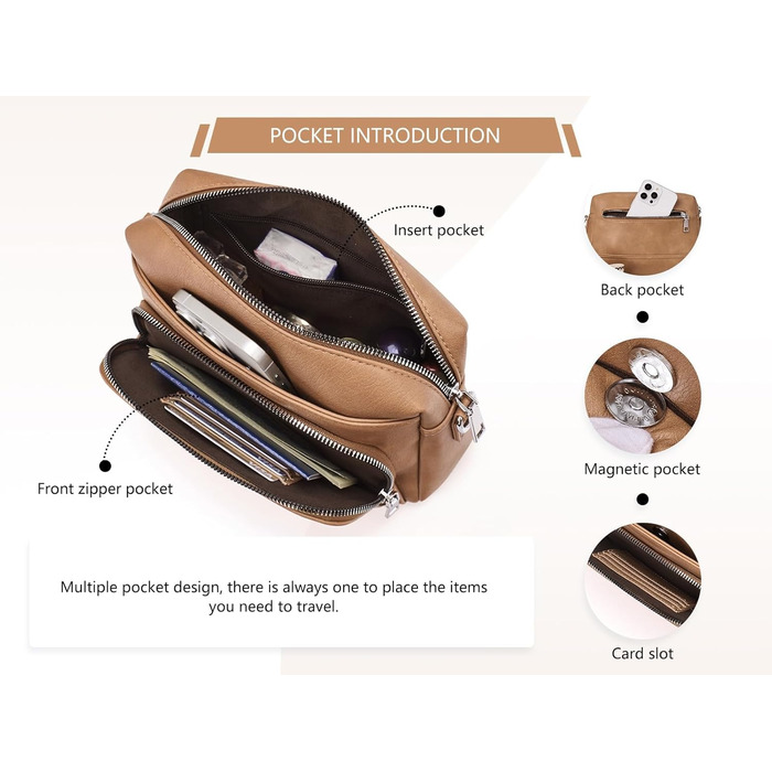 Сумка жіноча через плече MUIIKOLA крос-боді екошкіра жовто-хакі з регульованим ремінцем