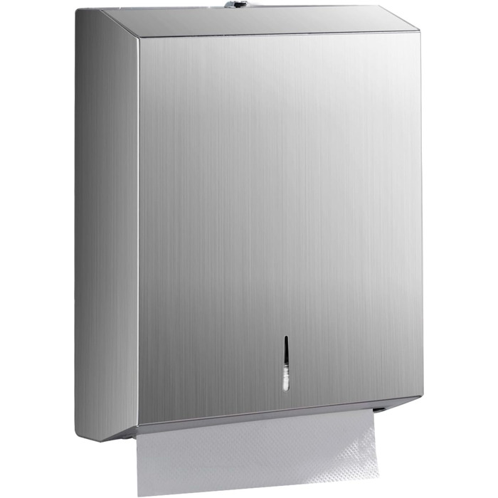 Multifold Paper Towel Dispenser Wall Mount - Multifold Trifold Paper Towel Dispenser, Large Capacity Stainless Steel Tissue Holder, Suitable for Bathrooms and Public Places