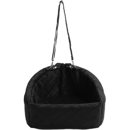 Автокрісло для собак, чорне: безпечне та стабільне автокрісло для маленьких собак, для заднього та переднього сидіння