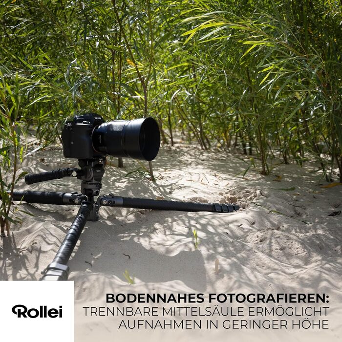 Карбоновий відеоштатив Rollei Easy Traveler Video: навантаження 4,5 кг, висота 164 см, ультралегкий та компактний