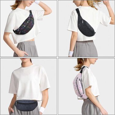 Жіноча поясна сумка-бананка: водонепроникна, з PU-шкіри, для спорту, відпочинку та повсякденного використання (темно-синій)