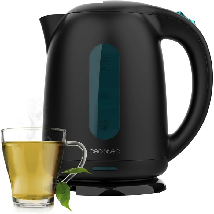 Електричний чайник Cecotec ThermoSense 120 .1 л, бездротовий, з поворотним підставою, фільтр від накипу