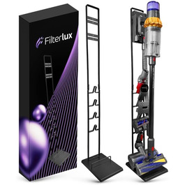 Підставка для пилососа Dyson: настінна, без свердління, для моделей V7, V8, V10, V11, V12 Slim, V15, V15s, Gen5. FILTERLUX®