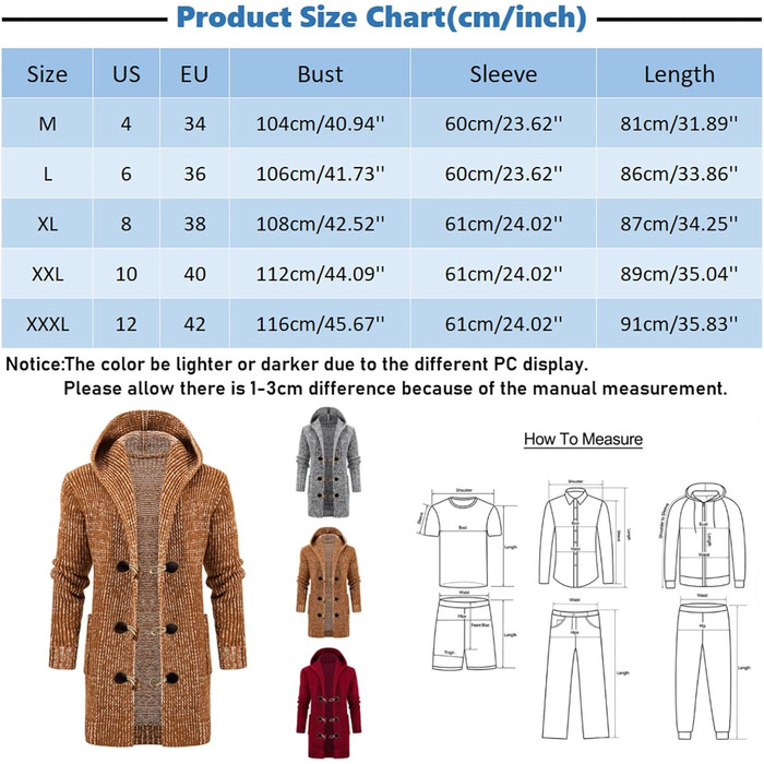 Чоловіча в'язана жилетка кардиган з бавовни, тепла чоловіча толстовка з капюшоном та ґудзиками, чоловічі в'язані жилети, зимові теплі світшоти, однотонні, грубий в'яз, стильний жакет для осені та зими, колір сірий, розмір L