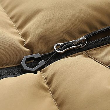 Чоловіча пухова жилетка з капюшоном, тепла безрукавка для зими, туризму та повсякденного носіння, 4XL