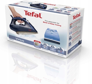 Парова праска Tefal Virtuo 1739 2000 Вт, синя, з функцією вертикального прасування