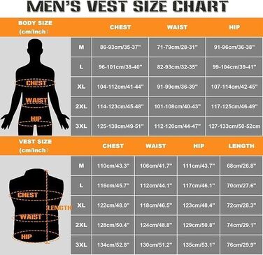 Жилет гріючий чоловічий з акумулятором 10000mAh