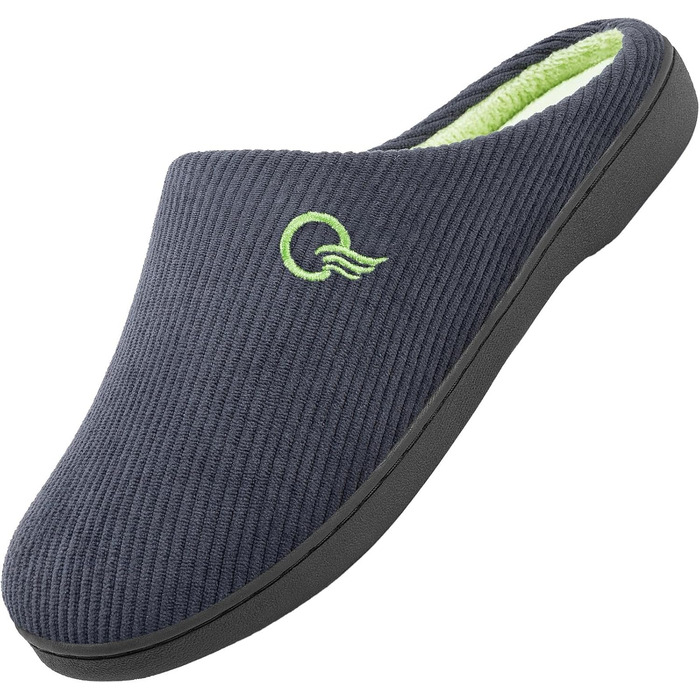 Тапочки домашні Mishansha для чоловіків та жінок, зимові, з memory foam, розмір 36-47, комфортні, сірі та темно-сині