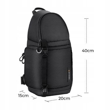 Фотосумка K&F Concept Beta Messenger 10 л, чорна