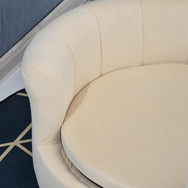 PawHut Софа для собак з підголівником та знімним подушкою, для дому, 65x64x37 см, кремовий колір