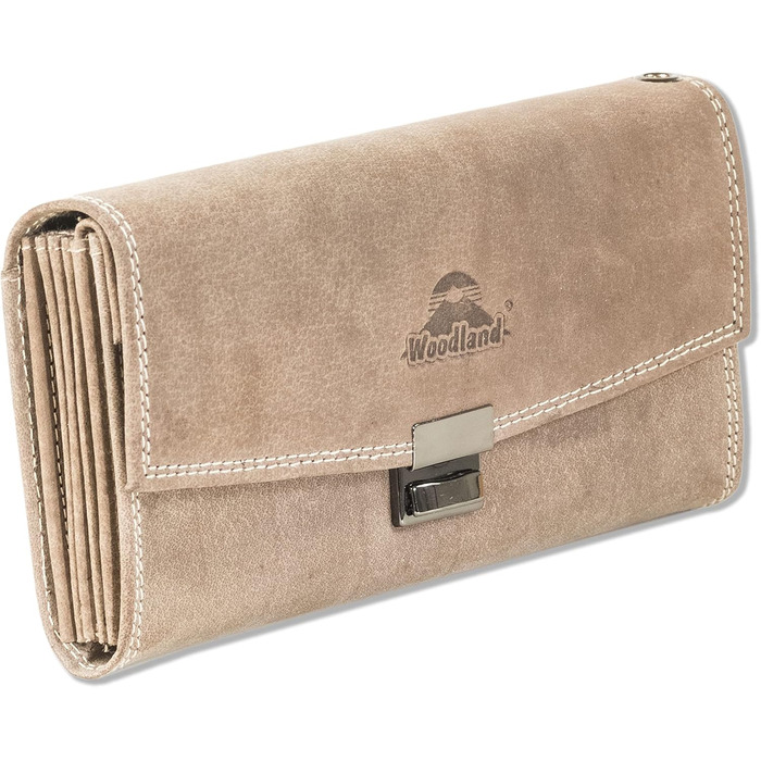Woodland® Pro Waiter's Pouch with Ladder Lock, Finest Cowhide Nappa Leather, BLACK