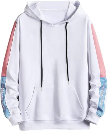 Чоловічий світшот з капюшоном Kenaijing, бавовна, білий, розмір XXL