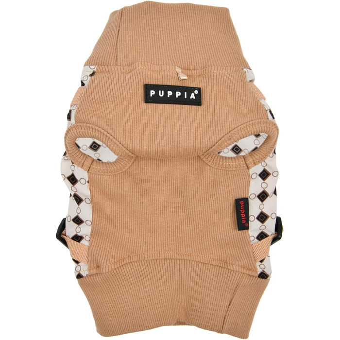 Шлейка для собак Puppia Brustgeschirr Serval J - зручна та регульована (Бежевий, Small)