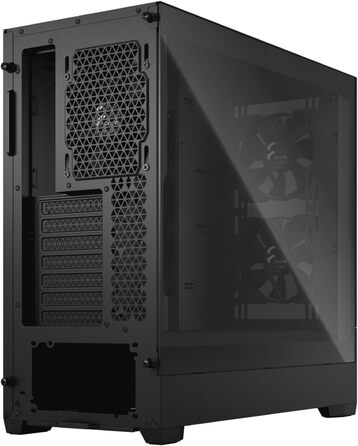 Корпус для ПК Fractal Design Pop Air Black з темним склом та сіткою Honeycomb Mesh - 3 вентилятори, ATX, чорний